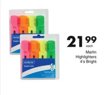 Save Marlin Highlighters 4's Bright offer