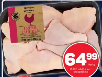 Pick n Pay Hypermarket PnP Fresh Chicken Braaipack 8s offer