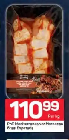 Pick n Pay Hypermarket PnP Mediterranean or Moroccan Braai Espetada offer