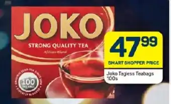 Pick n Pay Hypermarket Joko Tagless Teabags 100s offer
