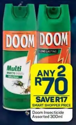 Pick n Pay Hypermarket Doom Insecticide Assorted 300ml offer