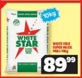 Usave White Star Super Maize Meal 10kg offer