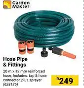 Builders Warehouse Garden master hose pipe & fittings offer