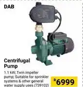 Builders Warehouse Dab centrifugal pump offer