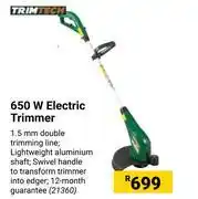 Builders Warehouse Trimtech 650w electric trimmer offer