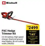 Builders Warehouse Einhell pxc hedge trimmer kit offer