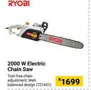 Builders Warehouse Ryobi 2000w electric chain saw offer