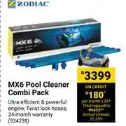 Builders Warehouse Zodiac mx6 pool cleaner combi pack 534238 offer