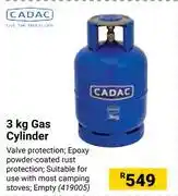 Cadac 3kg gas cylinder 419005