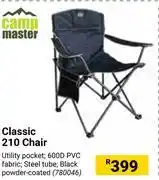 Builders Warehouse Camp master classic 210 chair 780046 offer