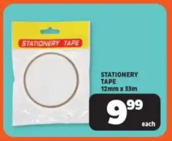 Usave STATIONERY TAPE 12mm x 33m offer