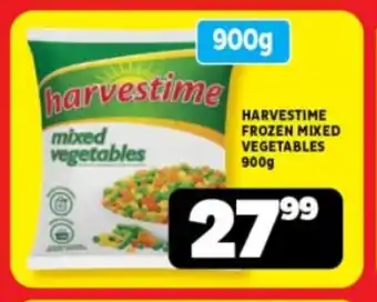 Usave HARVESTIME FROZEN MIXED VEGETABLES 900g offer