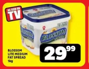 BLOSSOM LITE MEDIUM FAT SPREAD 1kg