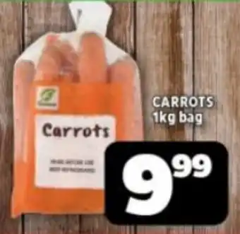 Usave CARROTS 1kg bag offer