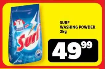 Usave SURF WASHING POWDER 2kg offer