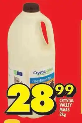 Shoprite CRYSTAL VALLEY MAAS 2kg offer