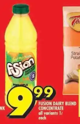 Shoprite FUSION DAIRY BLEND CONCENTRATE all variants 1L offer