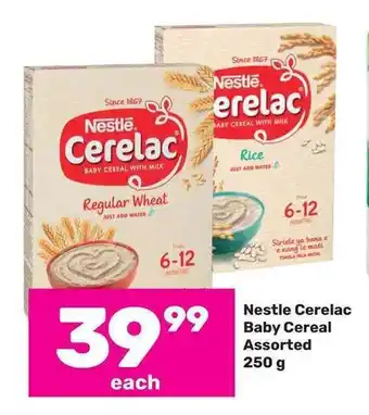 Game Nestle Cerelac Baby Cereal Assorted 250g offer