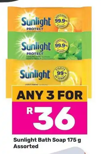 Game Sunlight Bath Soap 175g Assorted offer