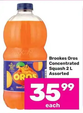 Game Brookes Oros Concentrated Squash 2L Assorted offer