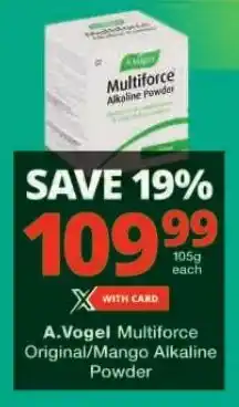 Checkers Hyper A.Vogel Multiforce Original/Mango Alkaline Powder offer
