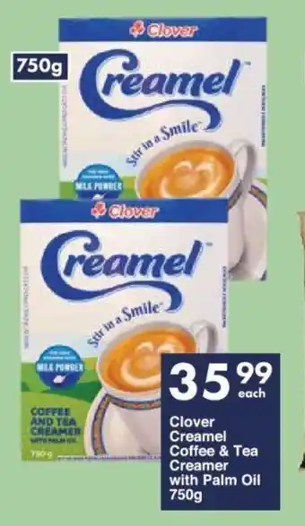 President Hyper Clover Creamel Coffee & Tea Creamer with Palm Oil 750g offer