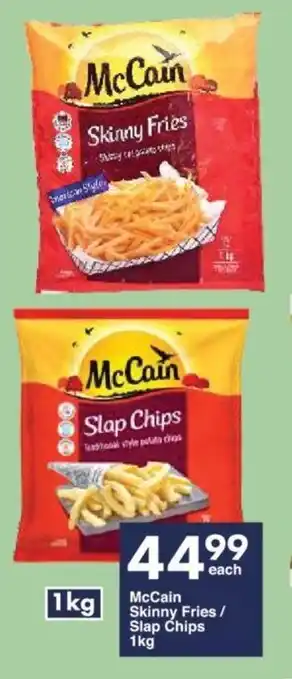 President Hyper McCain Skinny Fries/ Slap Chips 1kg offer