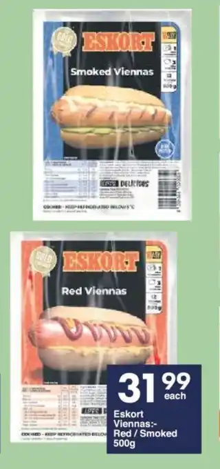 President Hyper Eskort Viennas Red/Smoked 500g offer