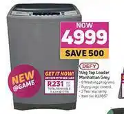 Game Defy 14Kg Top Loader Manhattan Grey offer