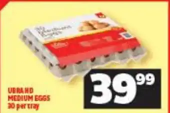Usave U Brand Medium Eggs 30 per Tray offer