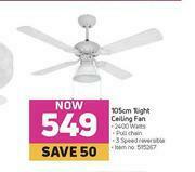 Game Logik 105cm 1 Light Ceiling Fan offer