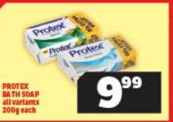 Usave Protex Bath Soap All Variants 200g offer