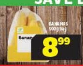 Usave Bananas 500g bag offer