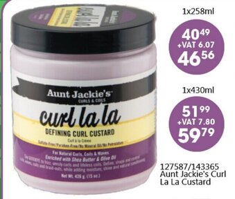 Aunt Jackie's Curl La La Custard 1x258ml
