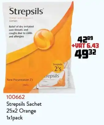Strepsils Sachet 25x2 Orange