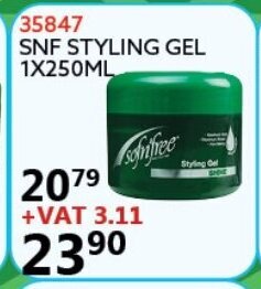 Africa Cash and Carry SNF Styling Gel 1x250ml offer