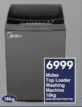 President Hyper Midea Top Loader Washing Machine 18kg offer