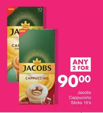 Save Jacobs Cappuccino Sticks 10's offer