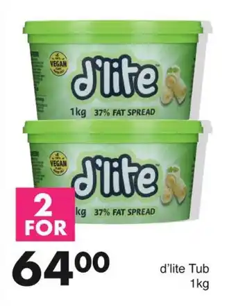 Save d'lite Tub 1kg offer