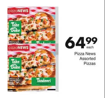 Save Pizza News Assorted Pizzas offer