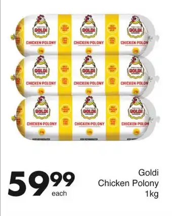 Save Goldi Chicken Polony 1kg offer
