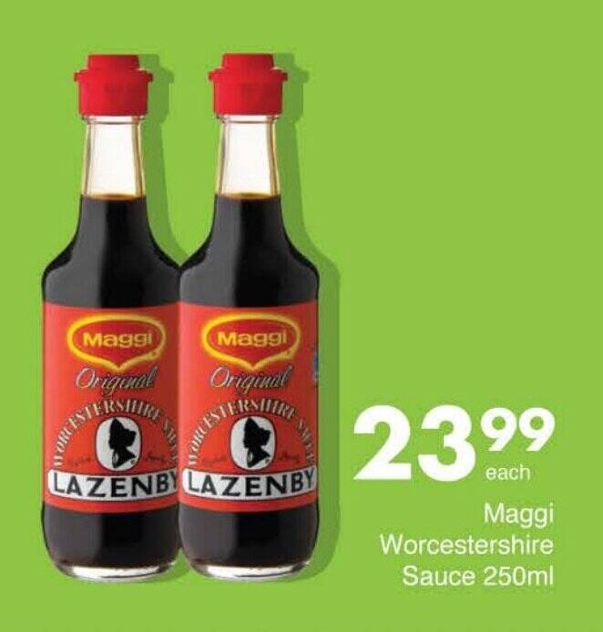 Maggi Worcestershire Sauce 250ml offer at Save