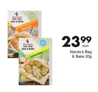 Save Nando's Bag & Bake 20g offer