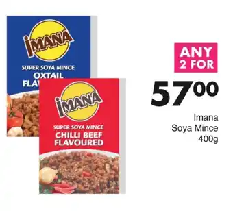 Save Imana Soya Mince 400g offer