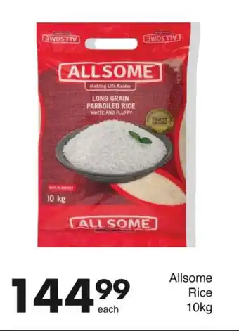 Save Allsome Rice 10kg offer