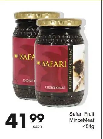 Safari Fruit MinceMeat 454g