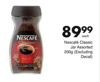 Save Nescafé Classic Jar Assorted 200g offer