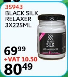Africa Cash and Carry Black Silk Relaxer 3x225ml offer