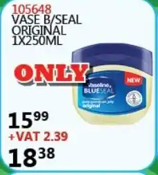 Africa Cash and Carry Vase B/Seal Original 250ml offer