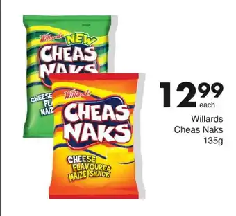 Save Willards Cheas Naks 135g offer